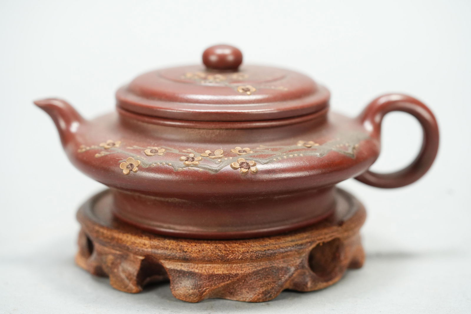 Chinese brown clay teapot (1 of 6)