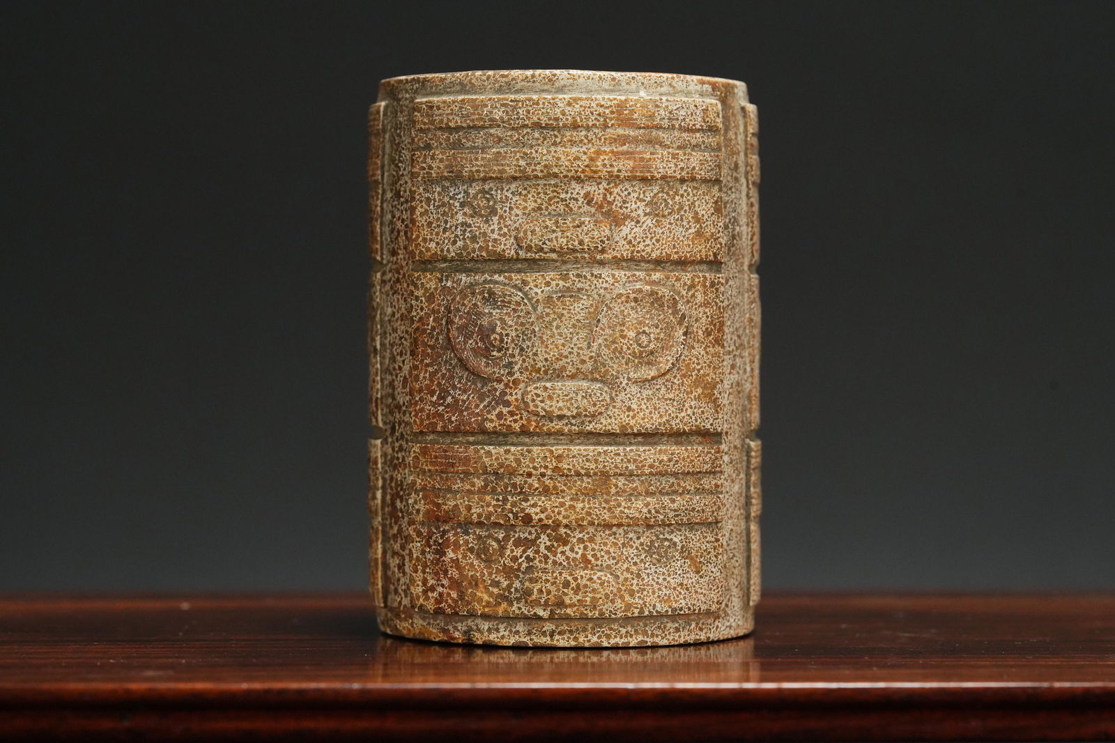 Chinese archaic jade ornament (1 of 6)