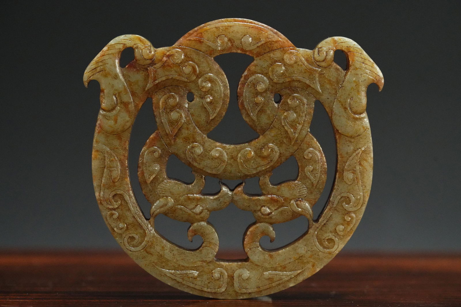 Chinese archaic jade ornament (1 of 6)