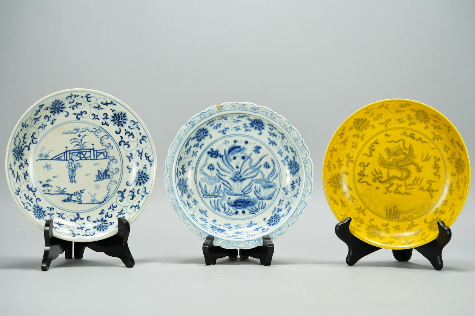 3 pcs Chinese plates (1 of 7)