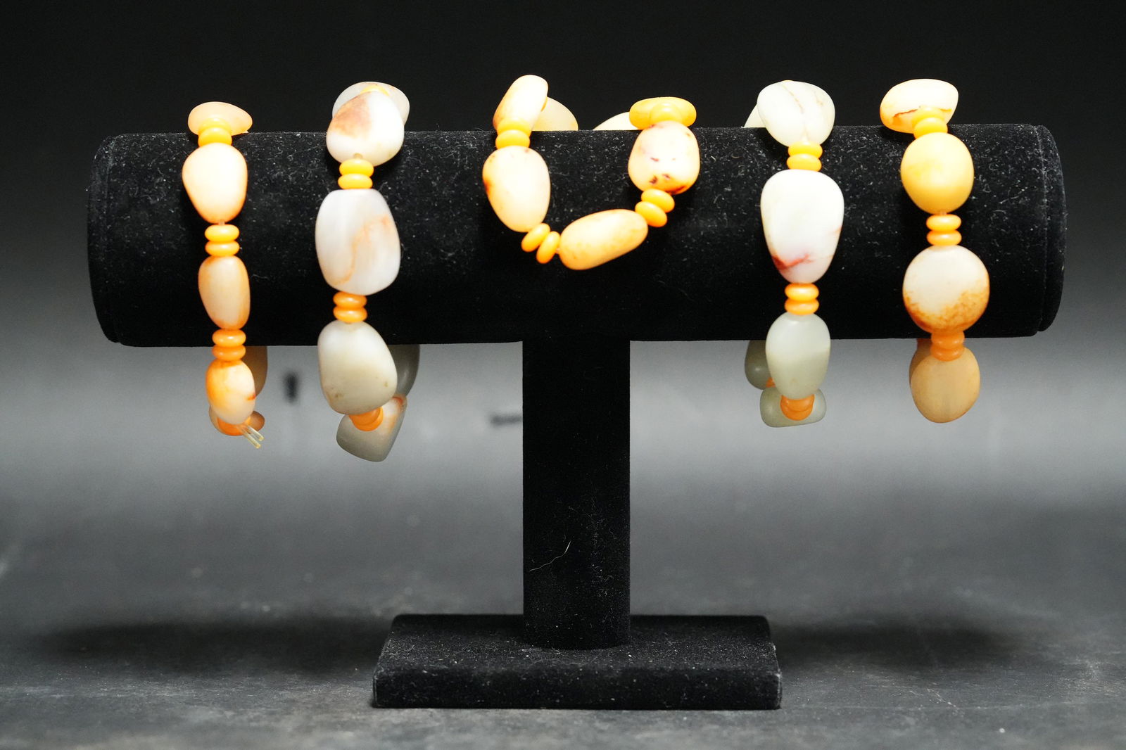 5 pcs Chinese jade bracelet (1 of 6)