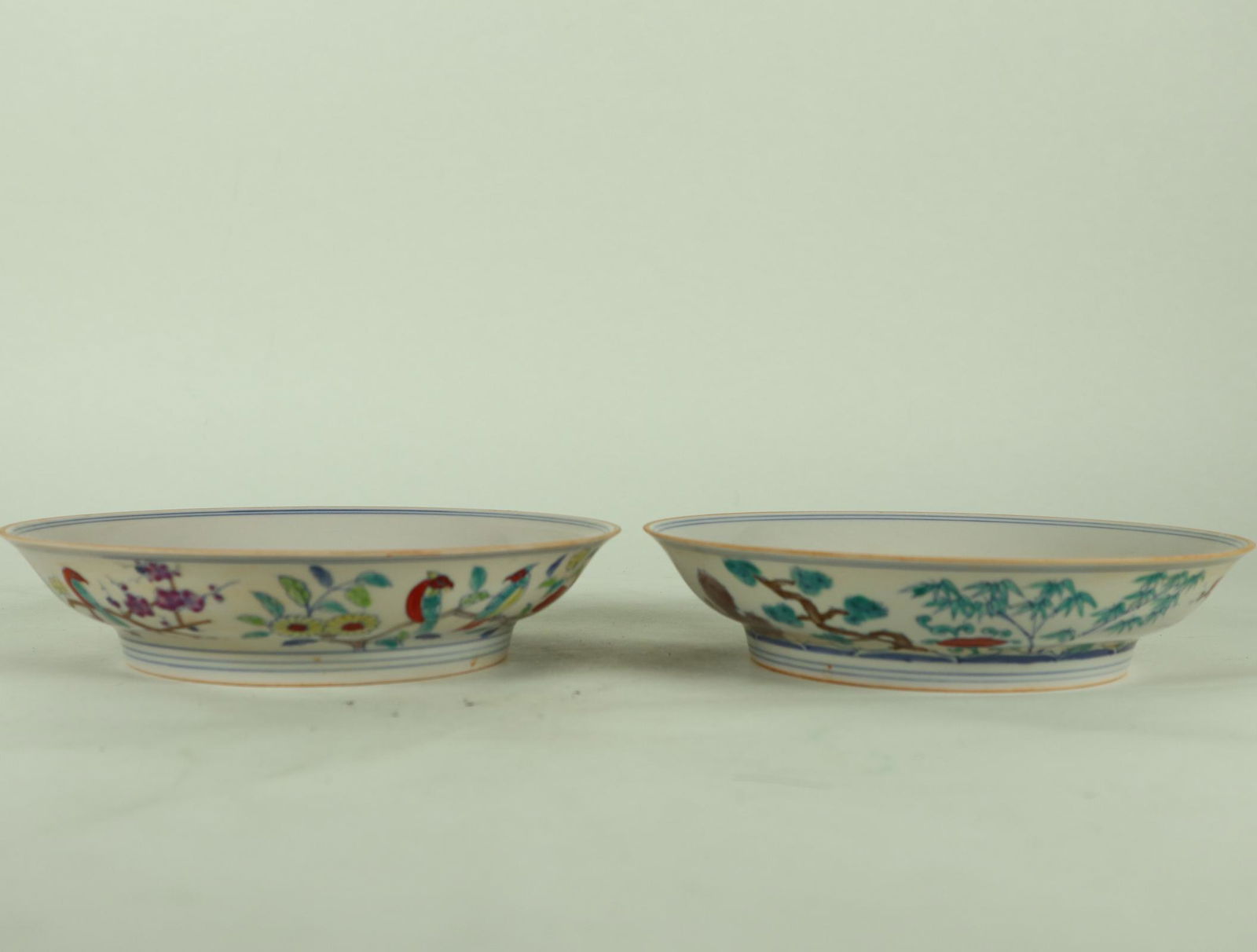 2 pcs Chinese fancy plate (1 of 6)