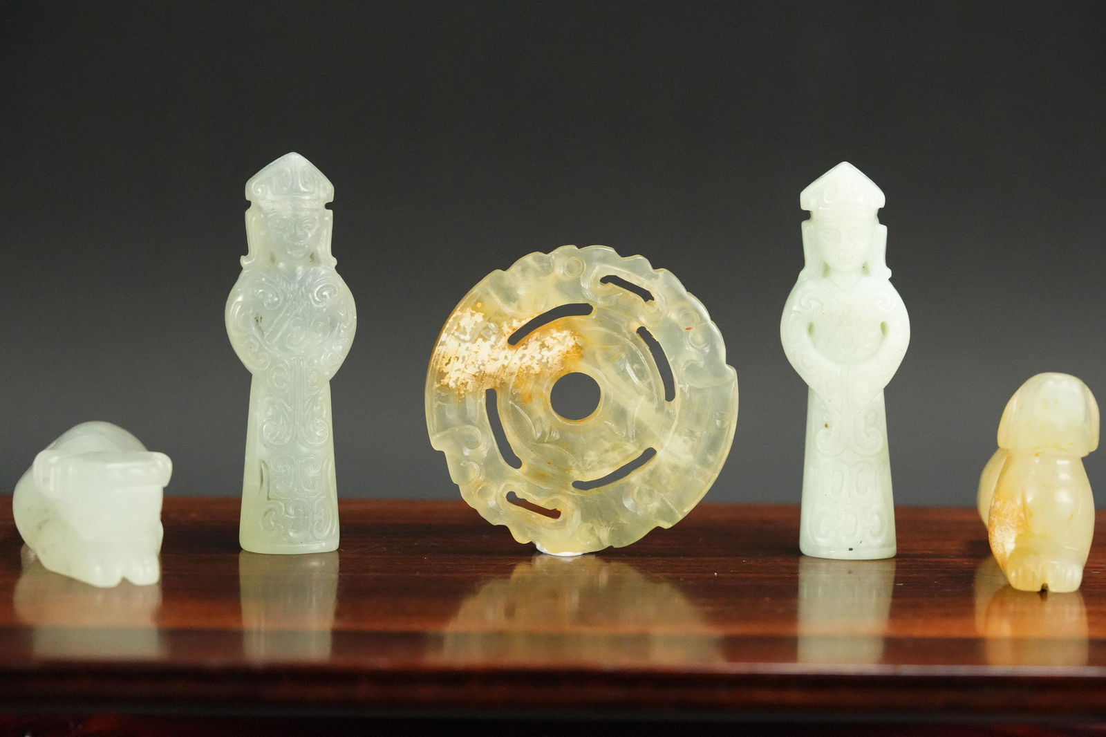 5 pcs Chinese jade (1 of 7)