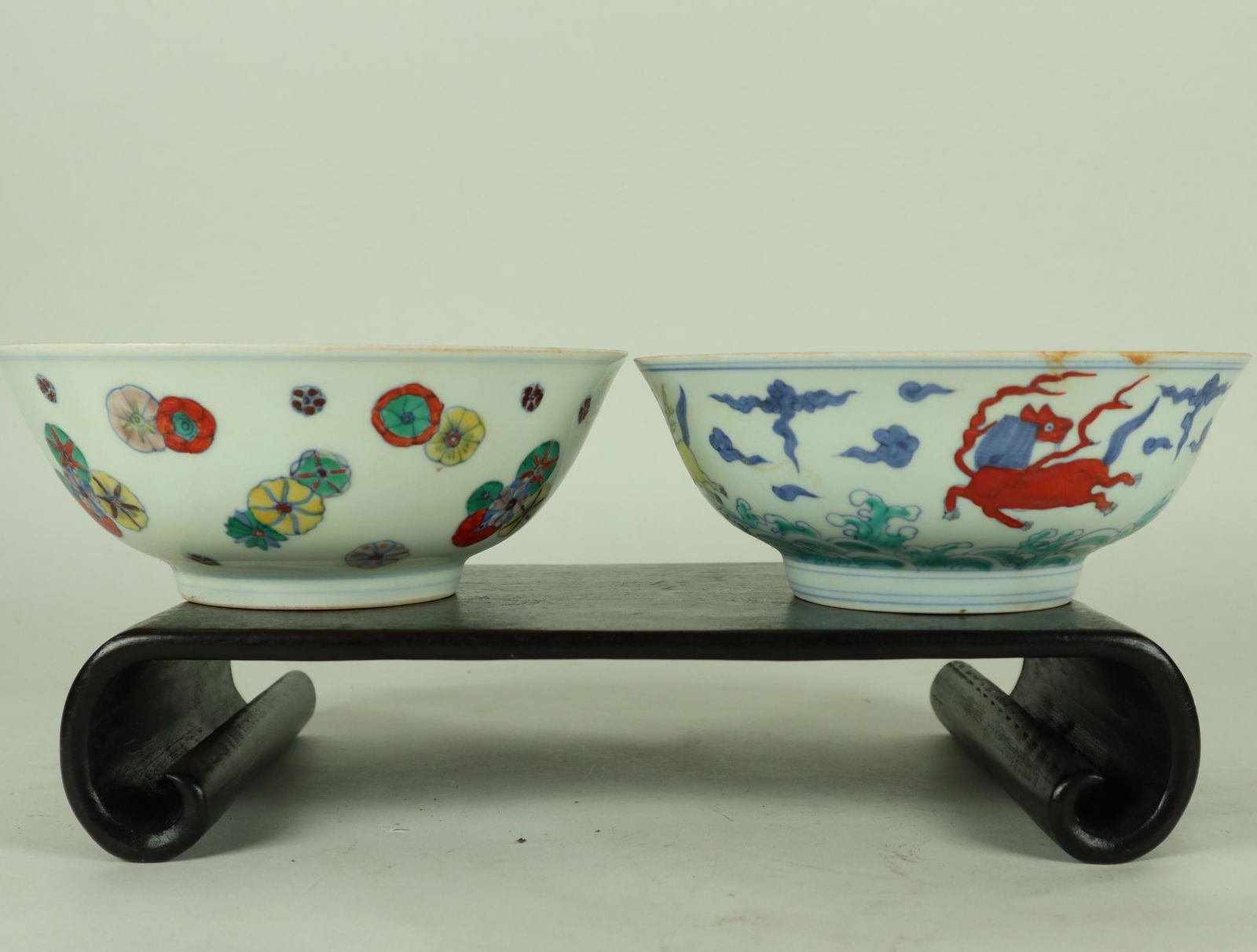 2 pcs Chinese large bowls (1 of 6)