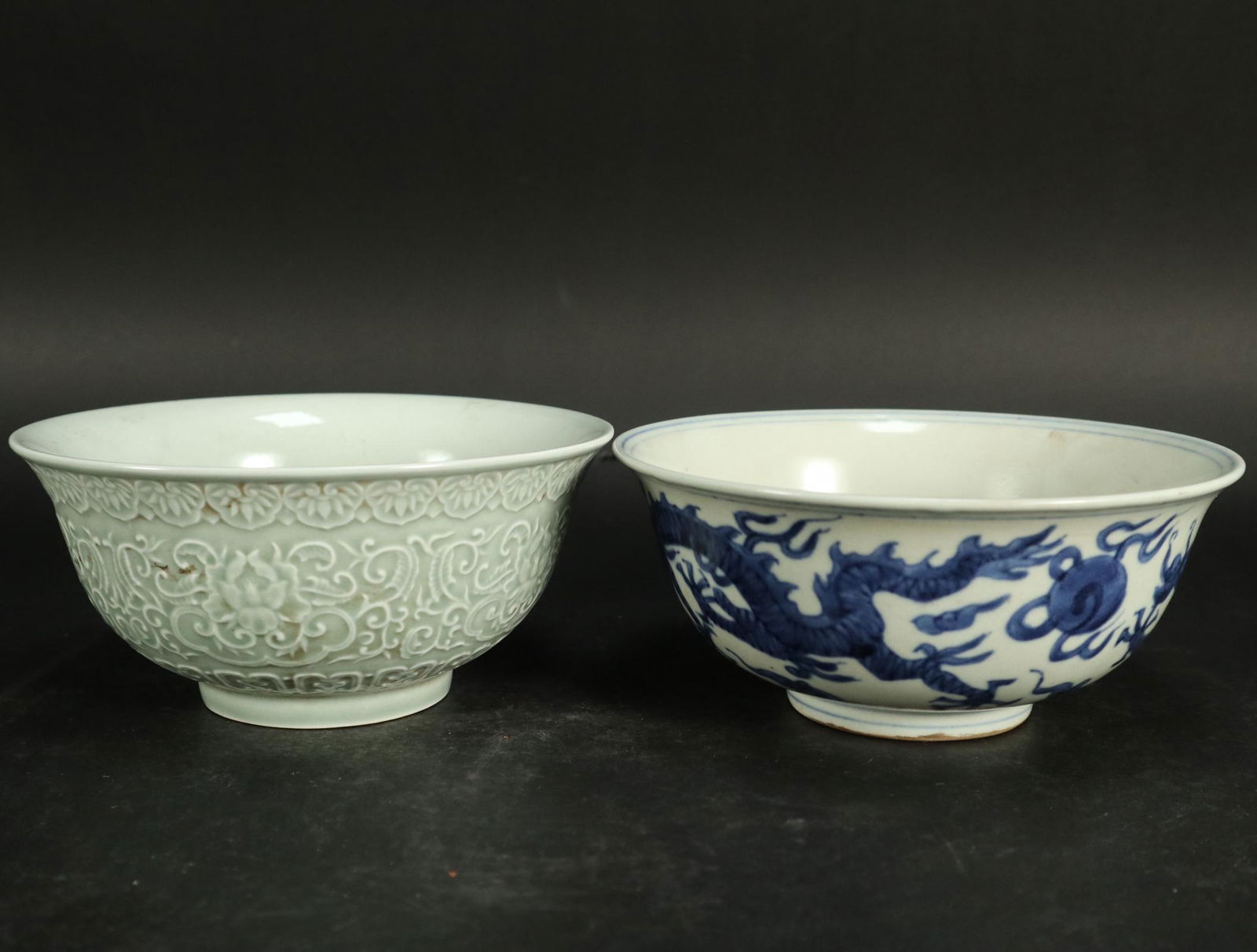 2 pcs Chinese large bowls (1 of 6)