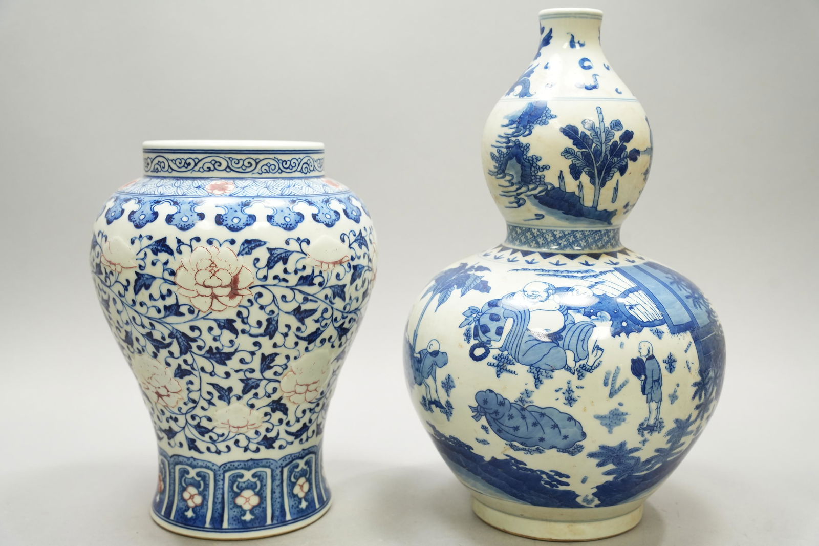 2 pcs Chinese large vase (1 of 7)