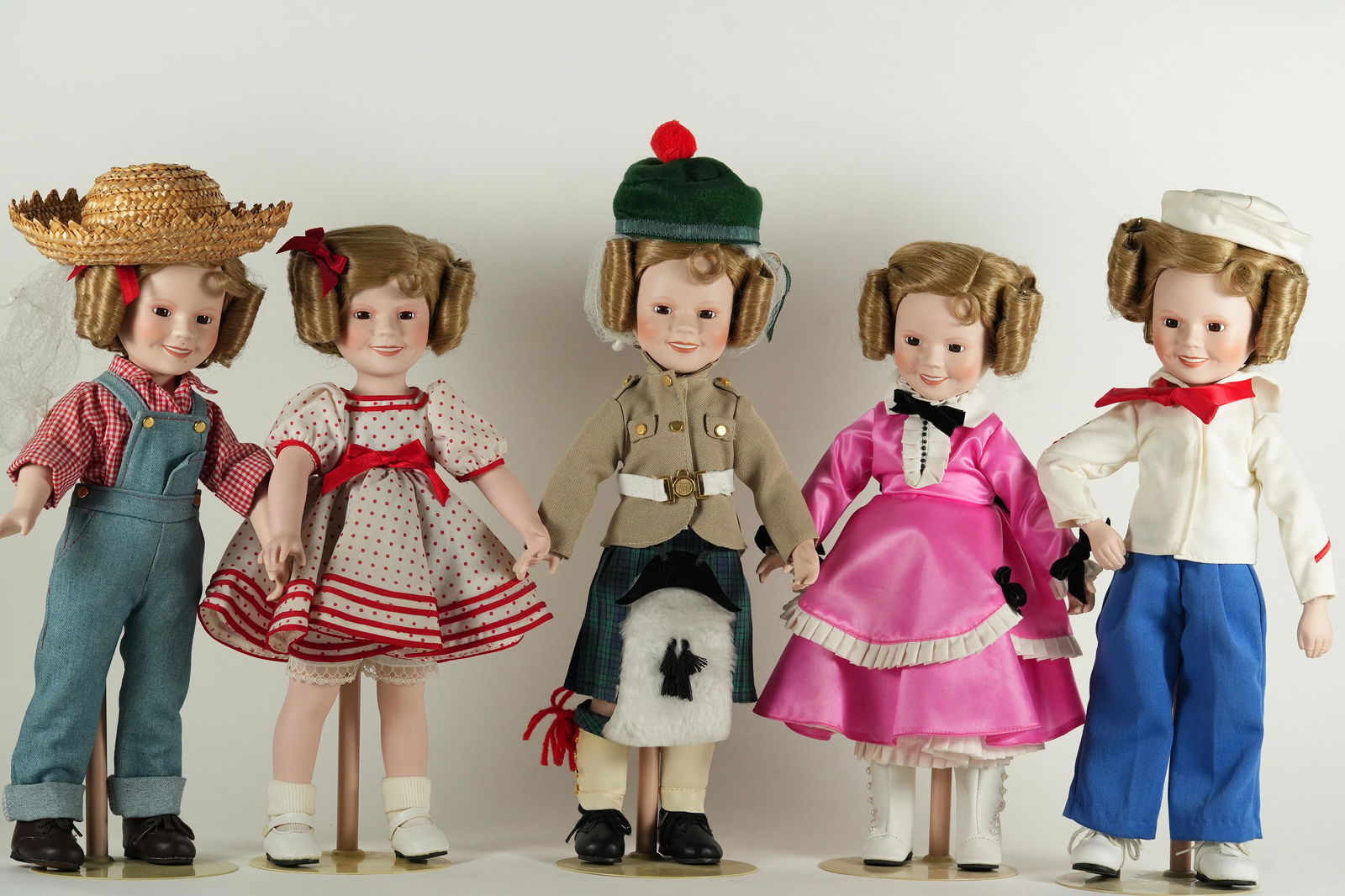 6 pcs Shirley Temple dolls (1 of 7)