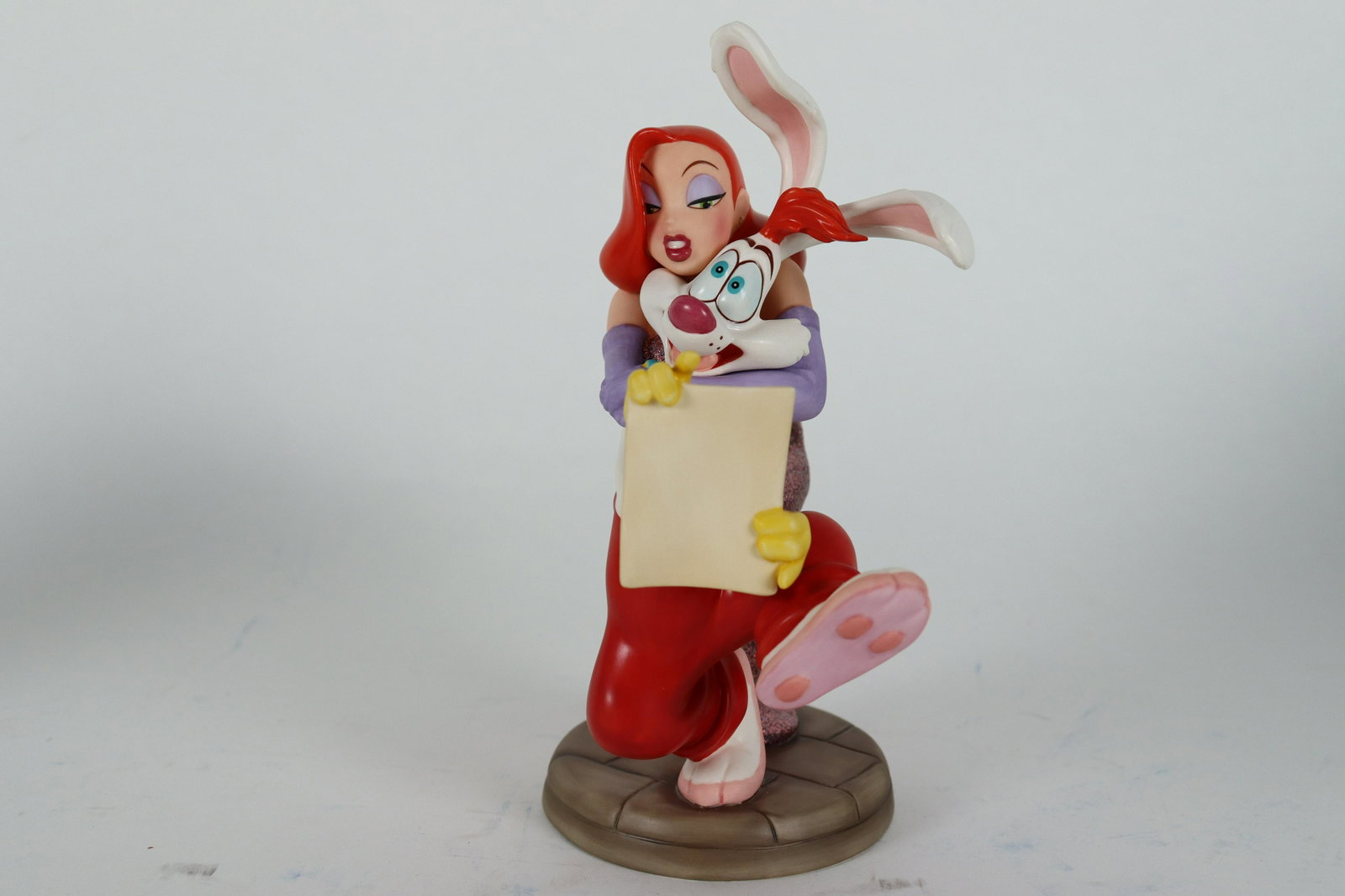 Roger Rabbit WDC figurine: Roger & Jessica Rabbit WDC figurine. Comes with COA and original box. Limited numbered 4223, out of 7,500. H: 8" x W: 3."