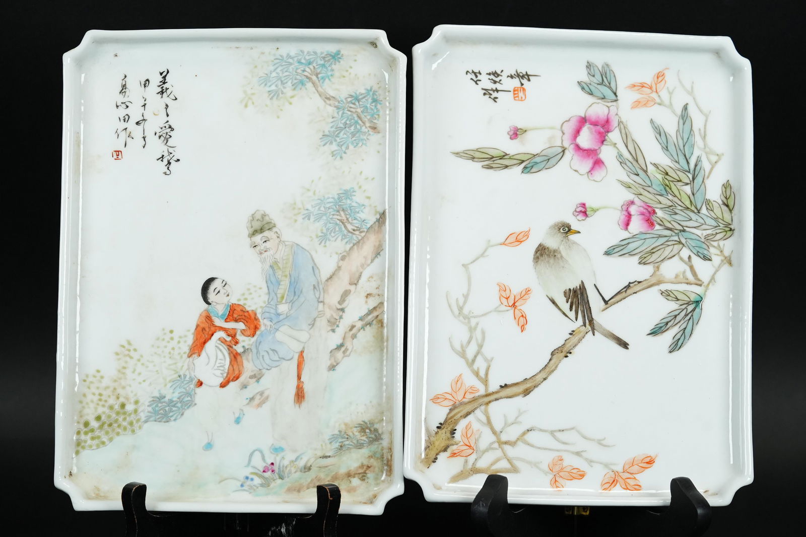 2 pcs Chinese plate (1 of 7)