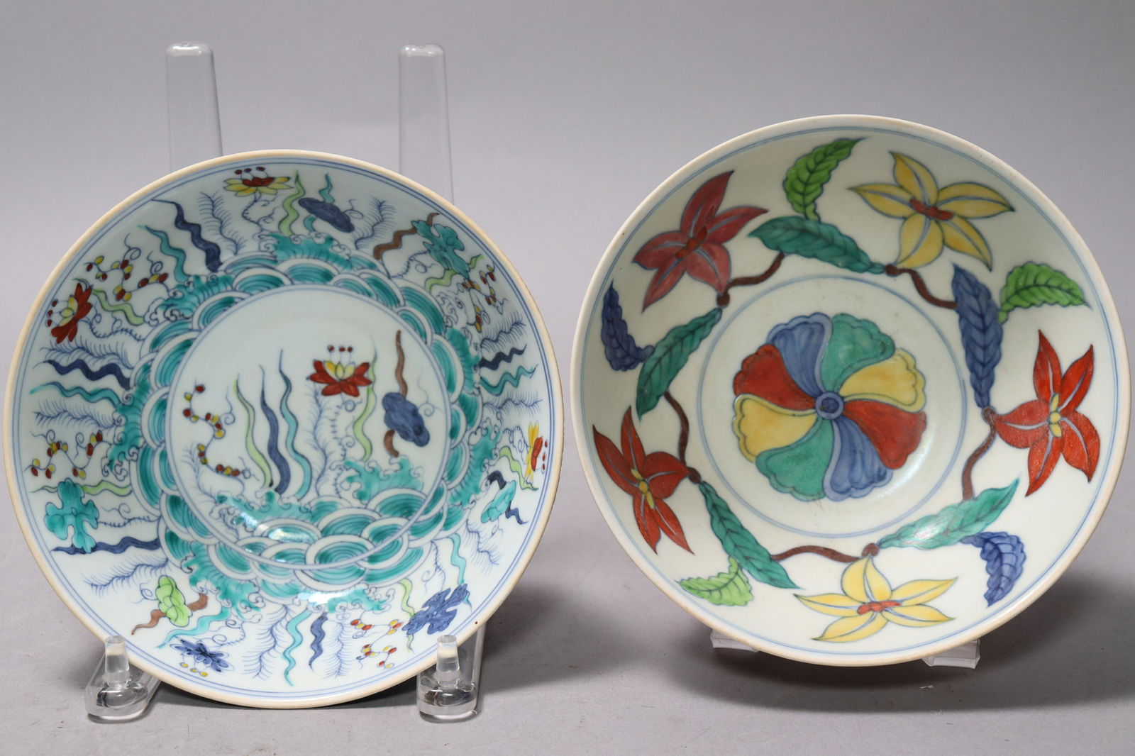 2 pcs Chinese large bowls (1 of 7)