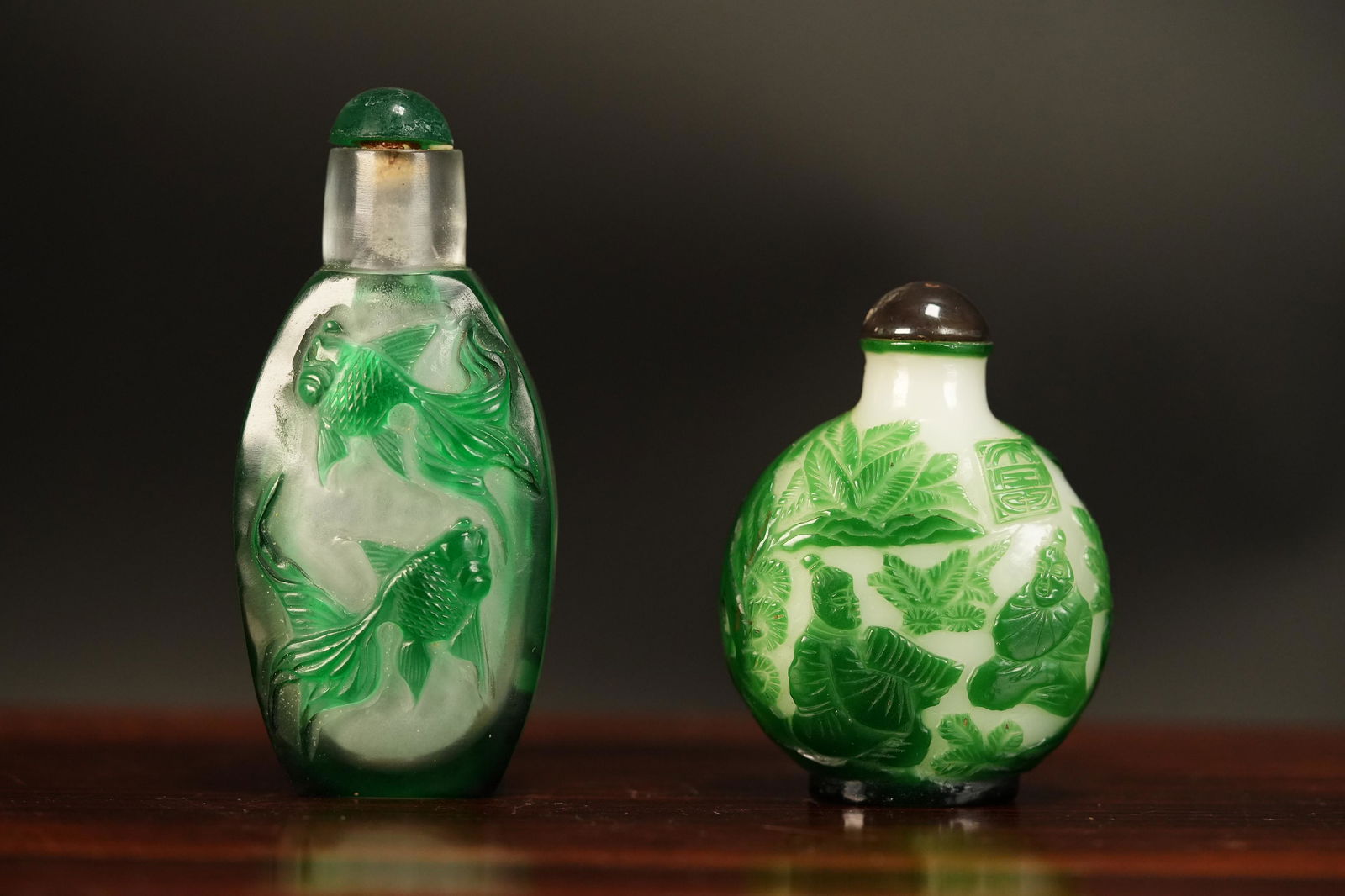 2 pcs Chinese snuff bottle (1 of 7)