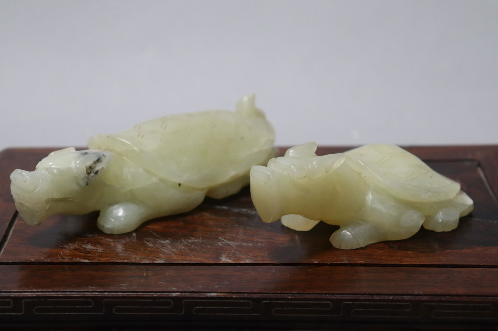 2 pcs Chinese jade beast (1 of 7)