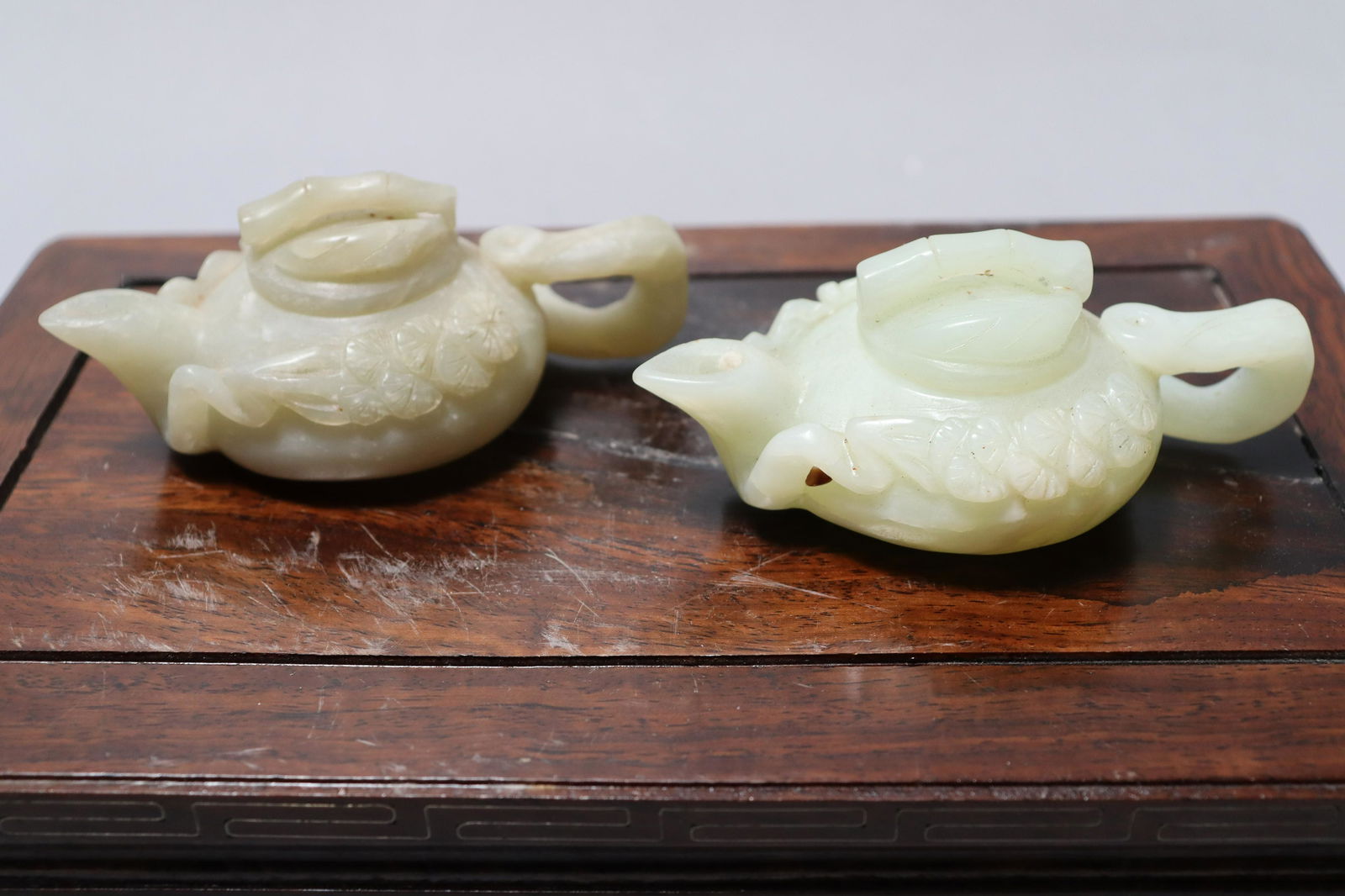 2 pcs Chinesejade teapot (1 of 7)