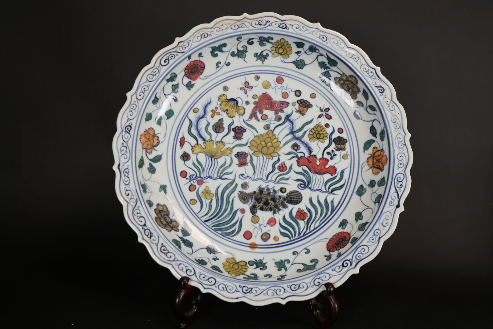 Chinese fancy charger plate (1 of 7)