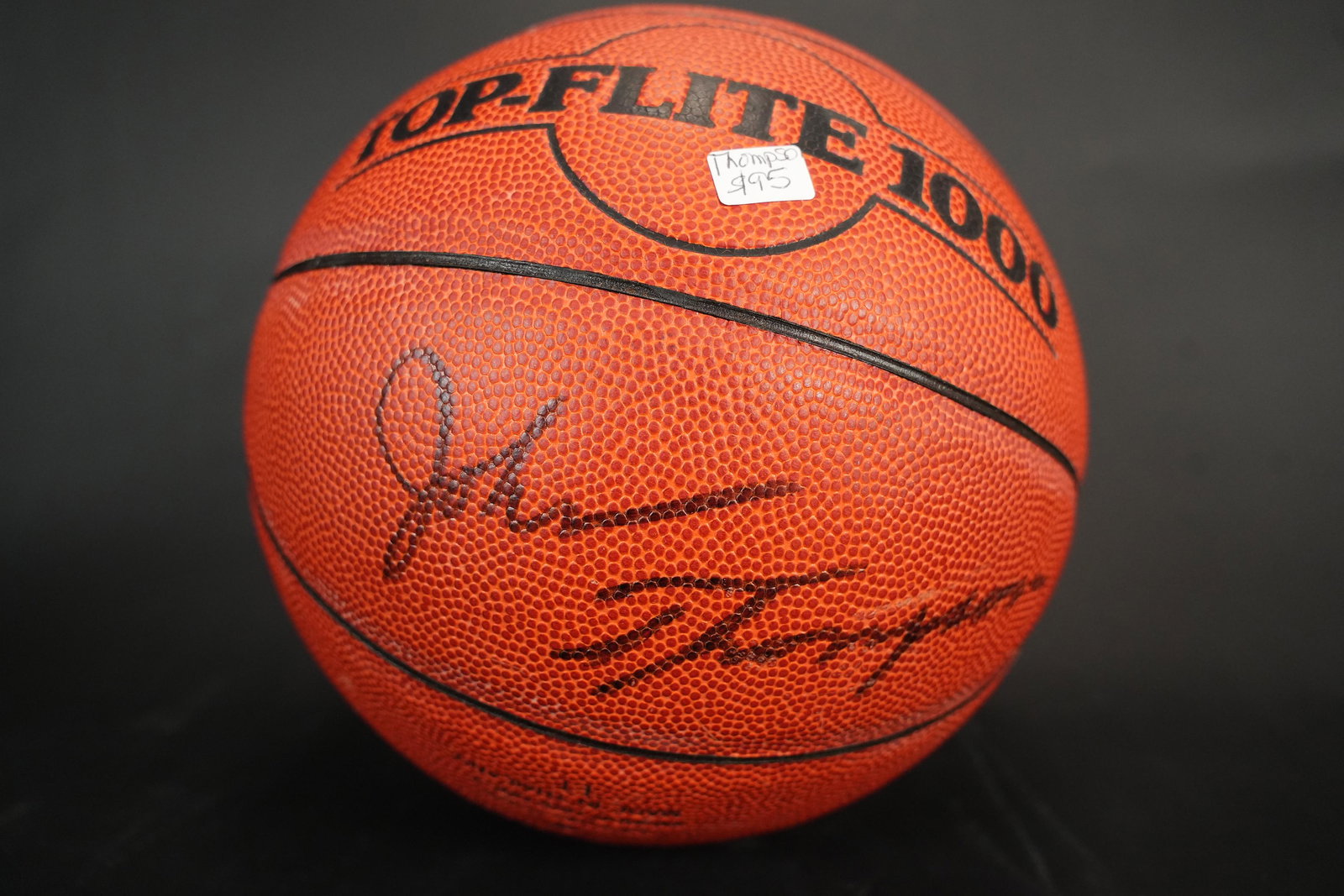 John Thompson signed ball: John Thompson signed basketball.