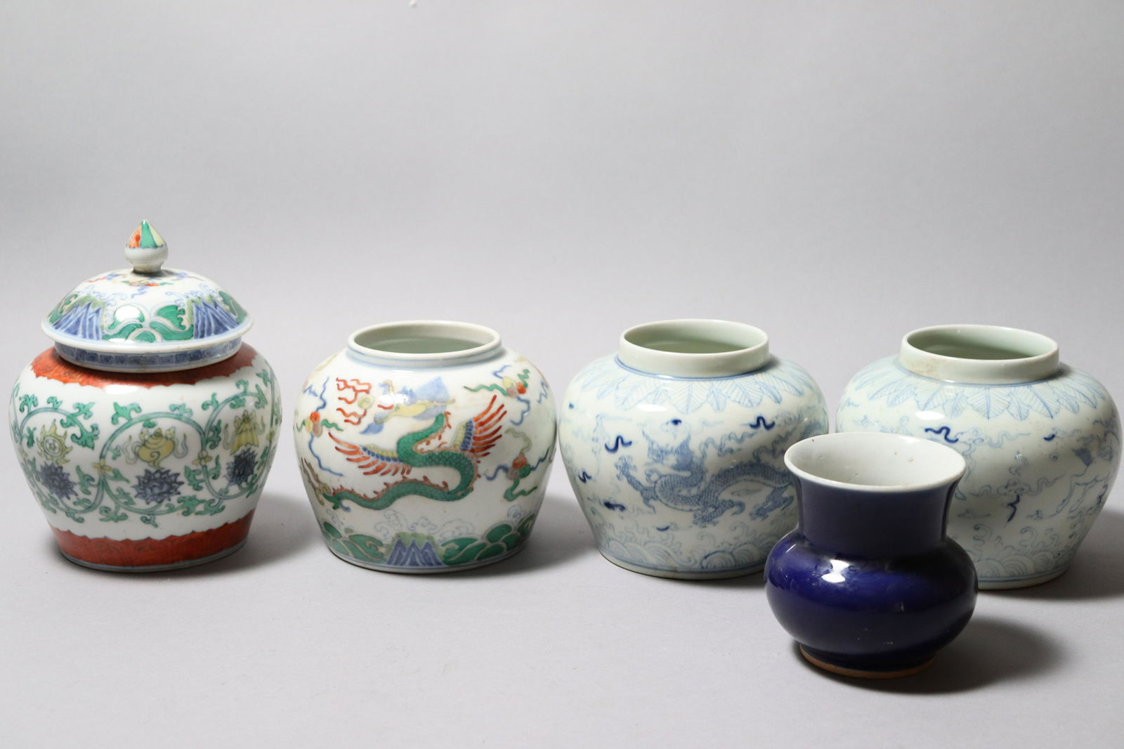 5 pcs Chinese jar (1 of 8)