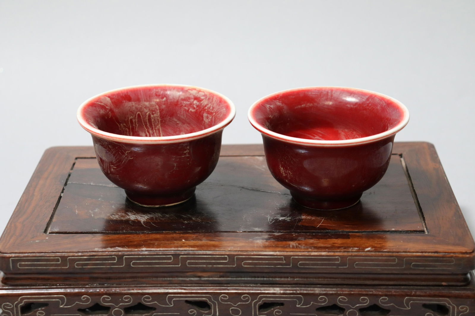 2 pcs Chinese red cup (1 of 7)