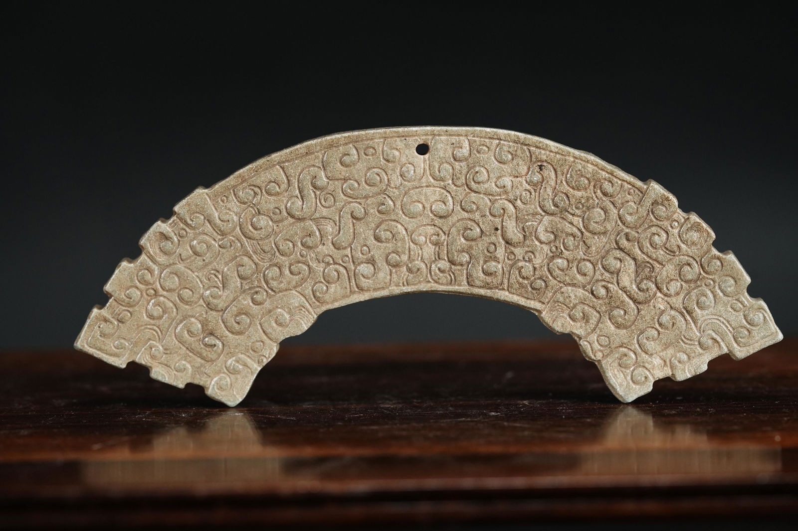 Chinese archaic jade ornament (1 of 7)