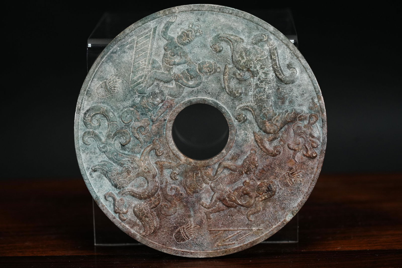 Chinese archaic jade disc (1 of 7)