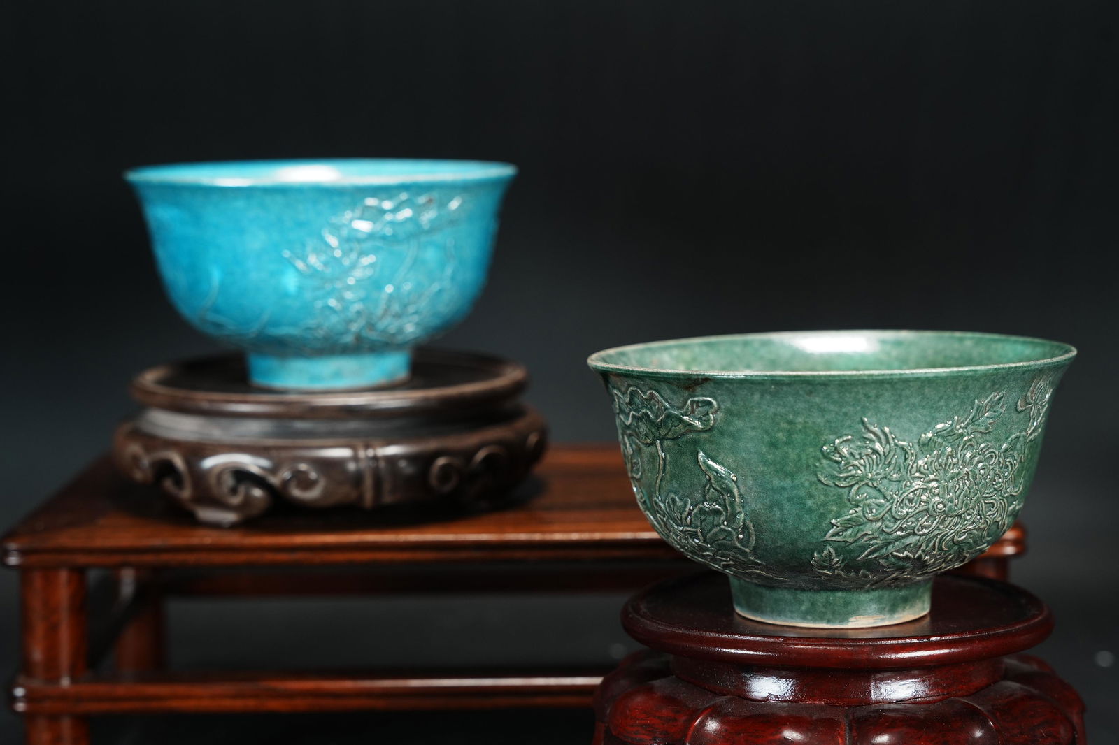 2 pcs Chinese large bowls (1 of 7)