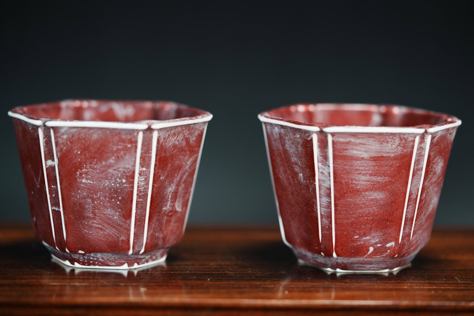 2 pcs Chinese red cups (1 of 7)