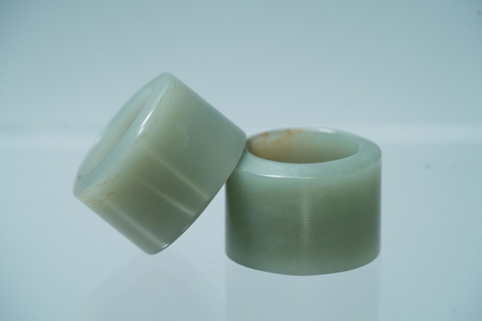 2 pcs Chinese jade ring (1 of 8)