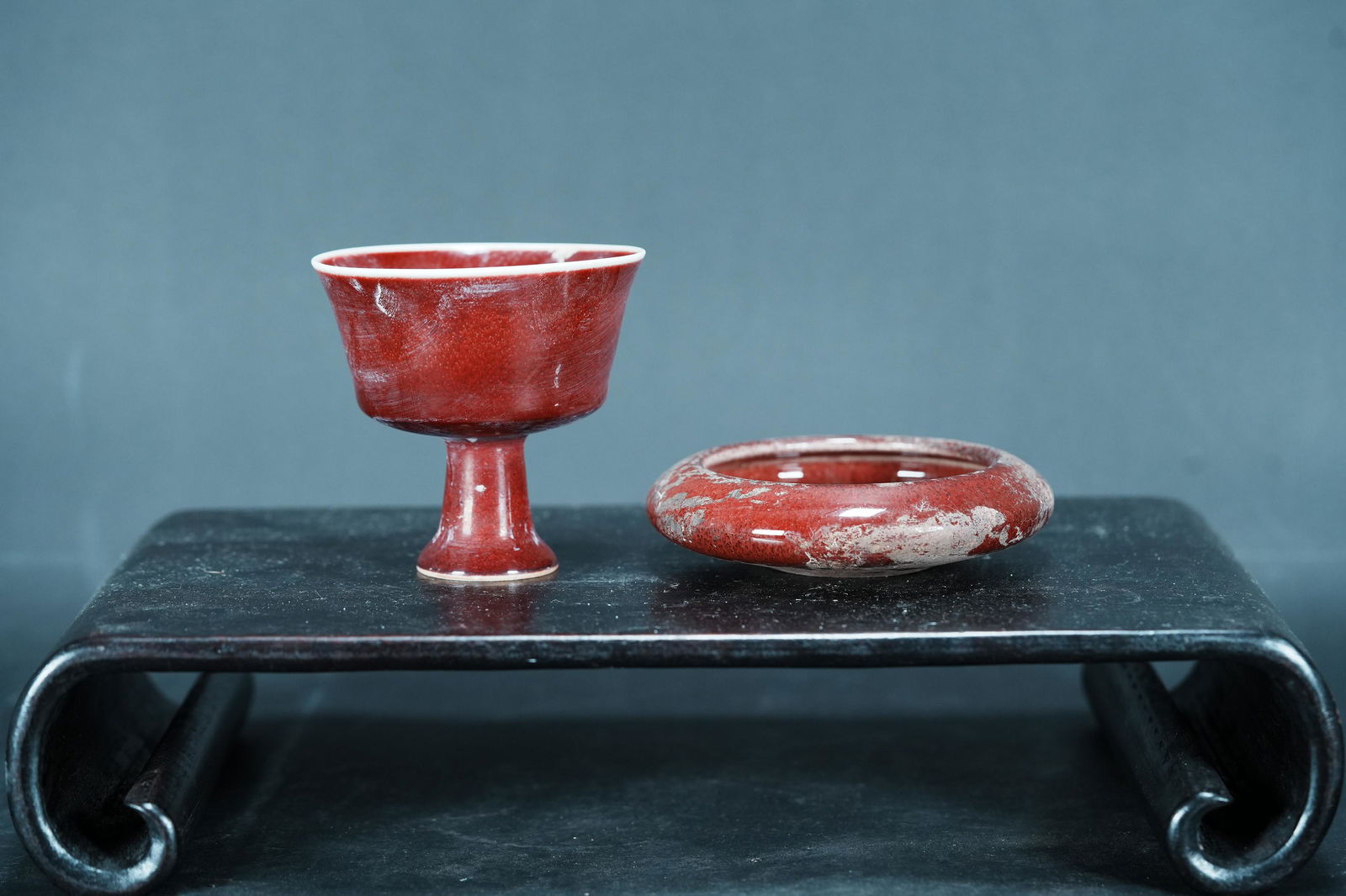 2 pcs Chinese red items (1 of 7)