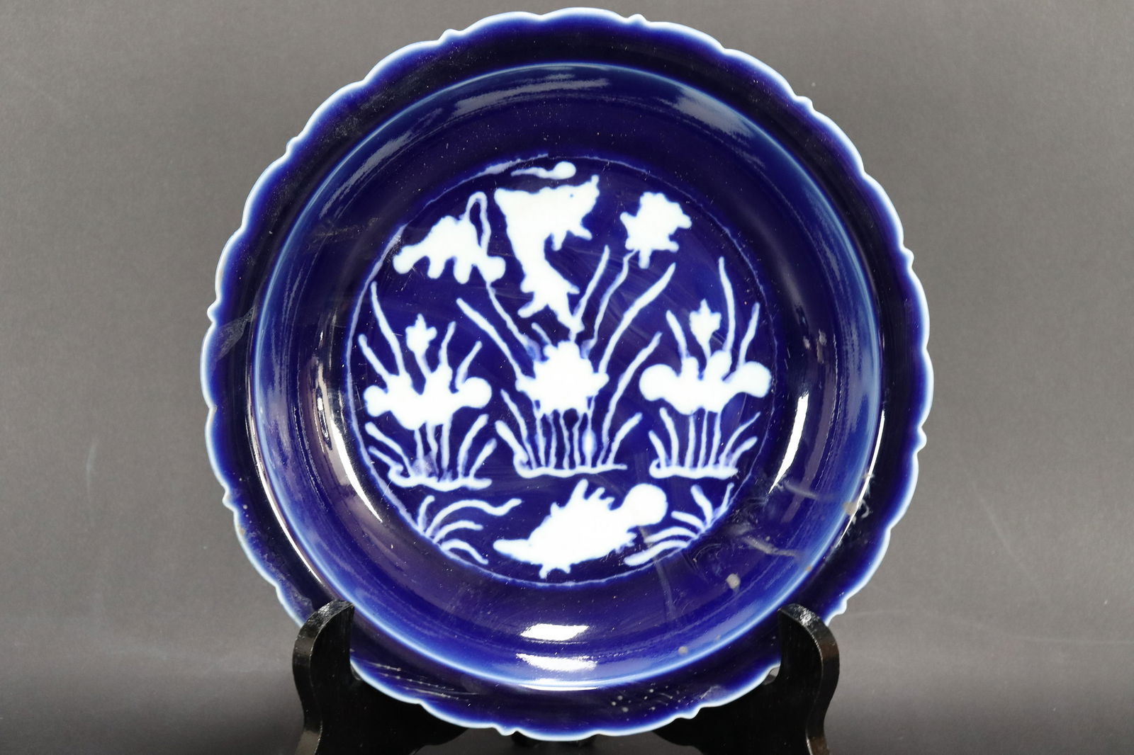 Chinese fine blue plate (1 of 7)