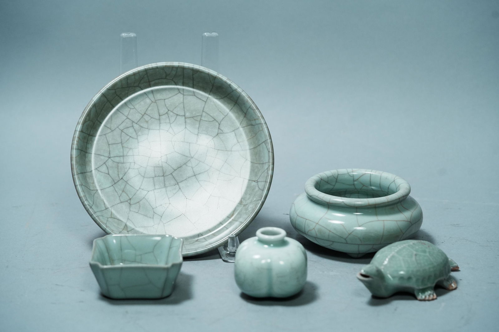 5 pcs Chinese crackled items (1 of 7)