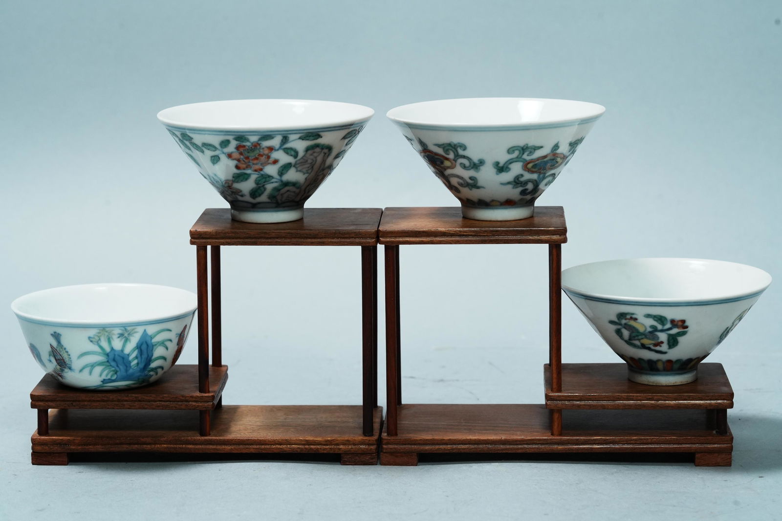 4 pcs Chinese fancy cups (1 of 7)