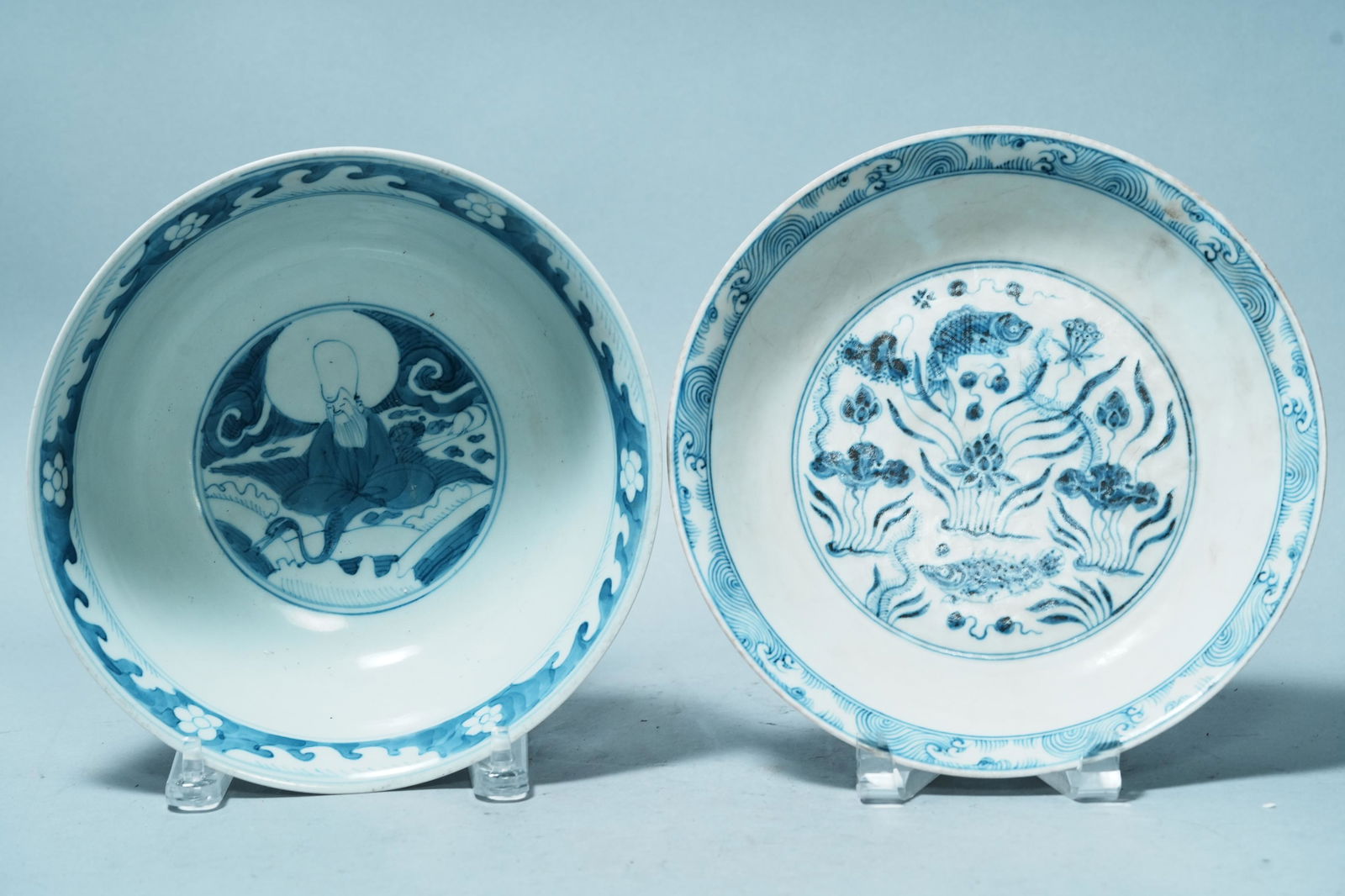 2 pcs Chinese b/w items (1 of 7)