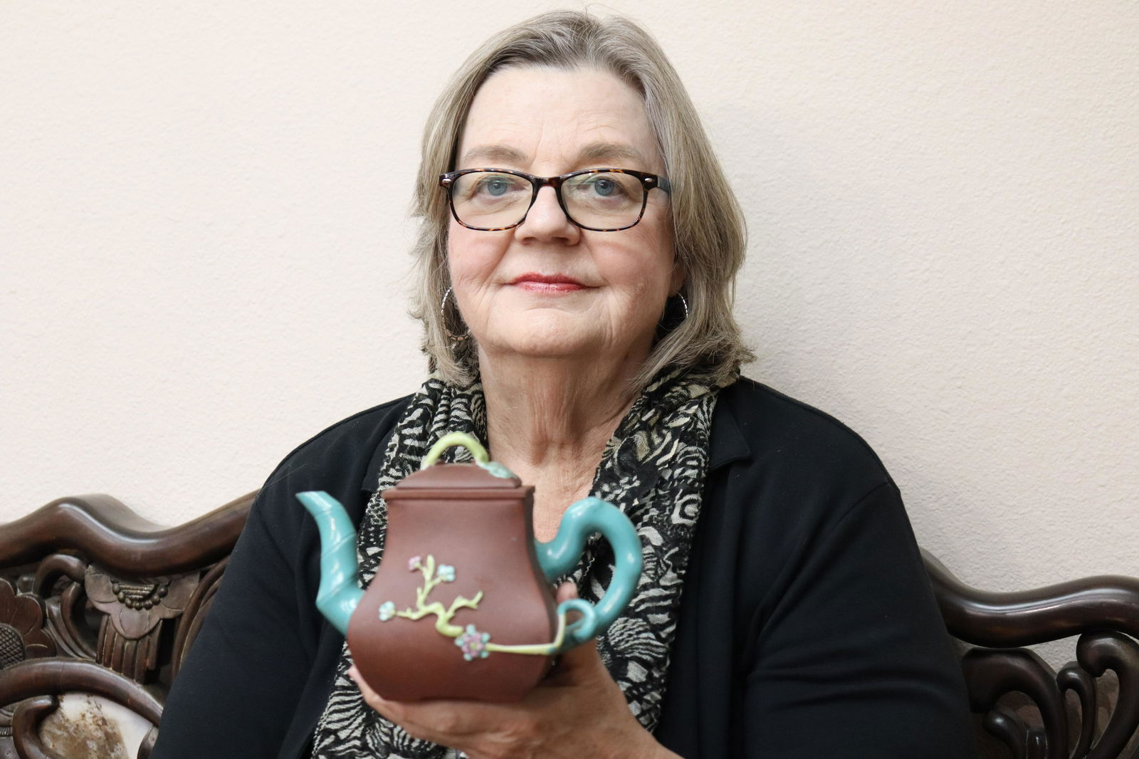 Chinese unusual clay teapot (1 of 8)