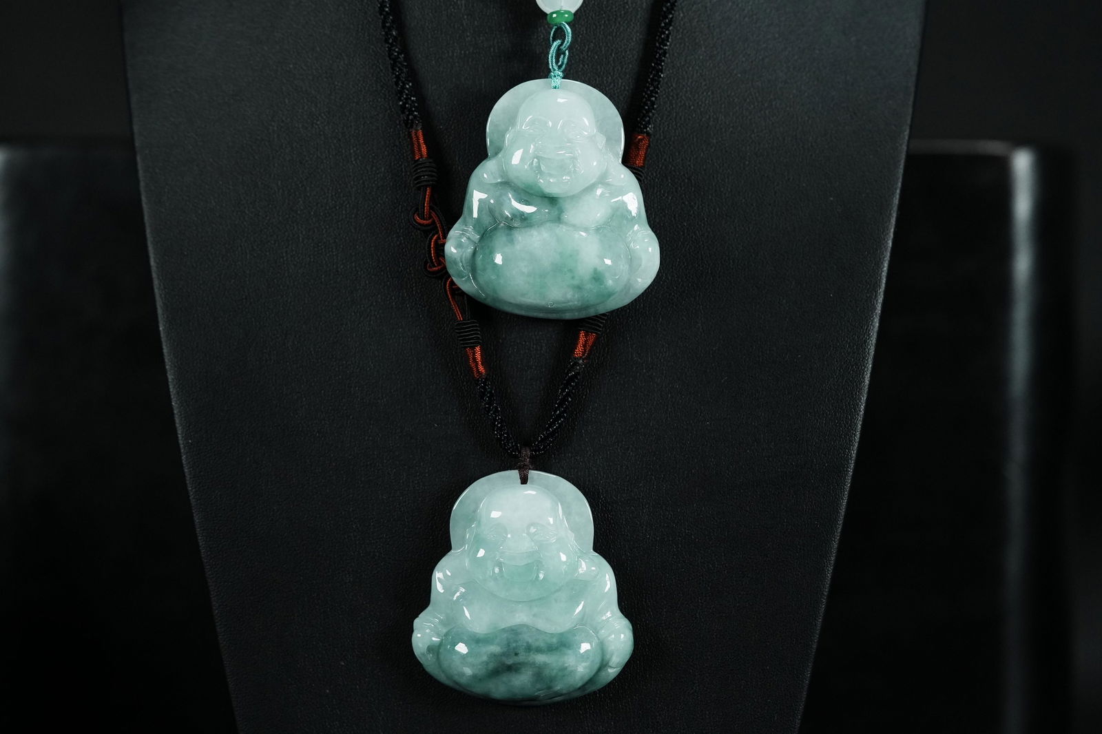 2 pcs Chinese jadeite buddha (1 of 7)