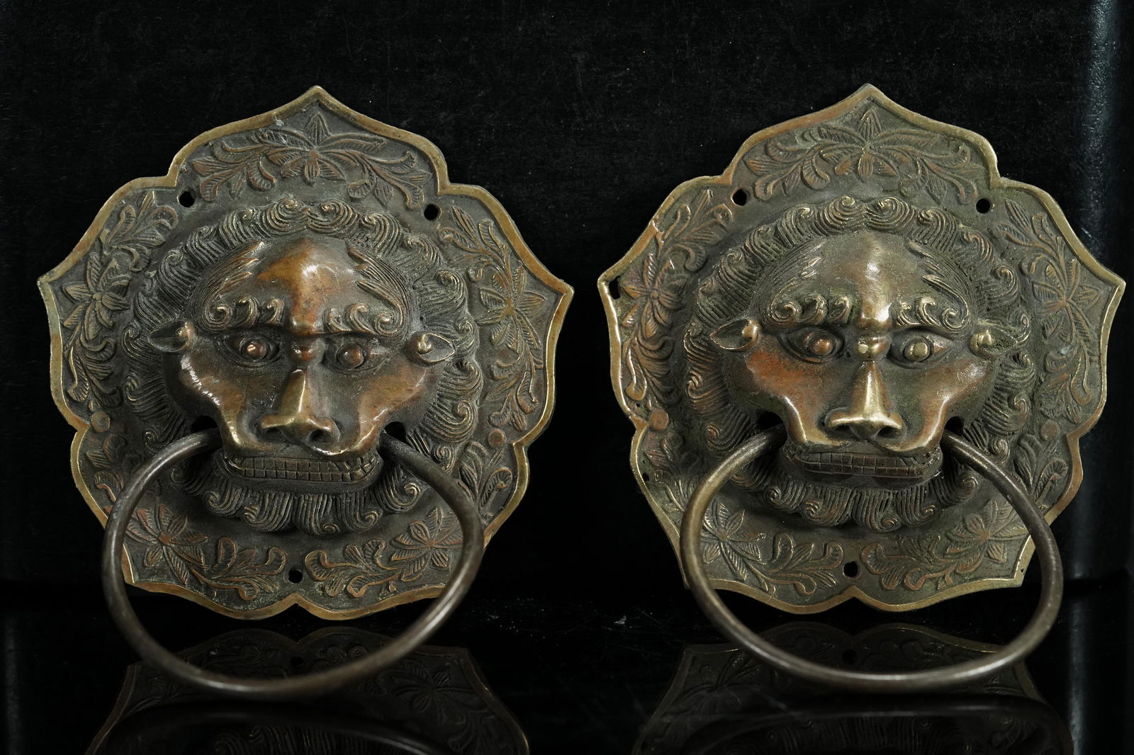 2 pcs Chinese door handles (1 of 7)