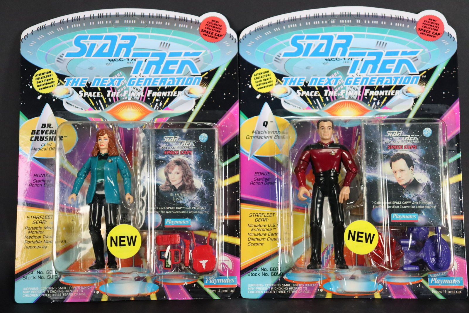 2 pcs Star Trek action figures (1 of 6)