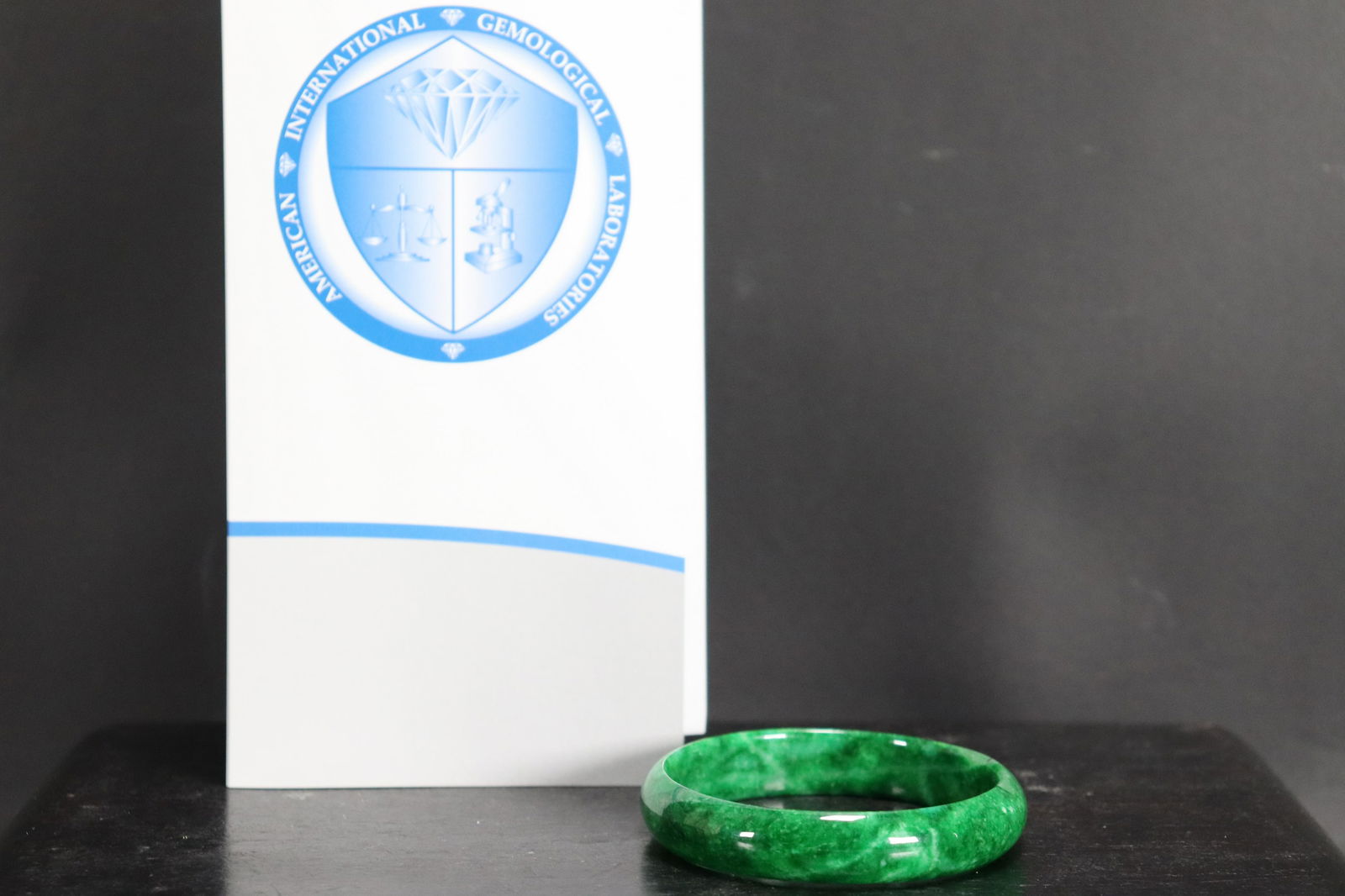 Chinese apple green bangle (1 of 5)