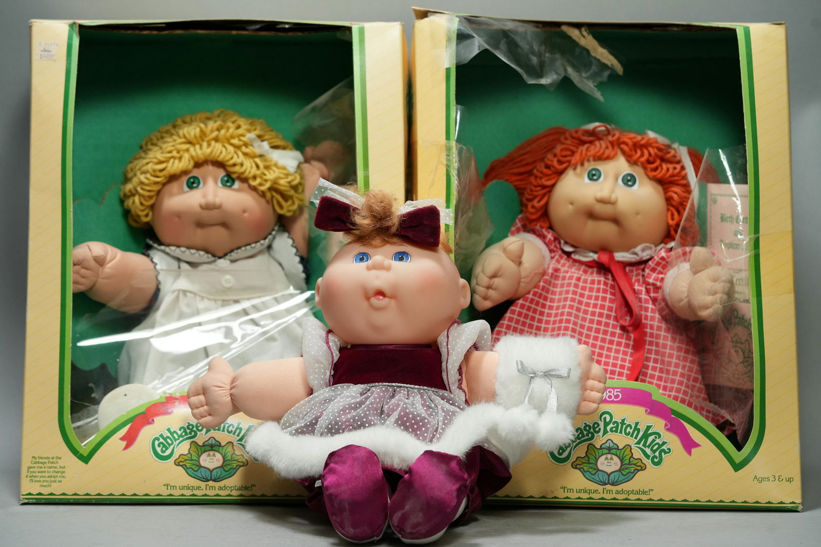 3 pcs vintage dolls (1 of 6)