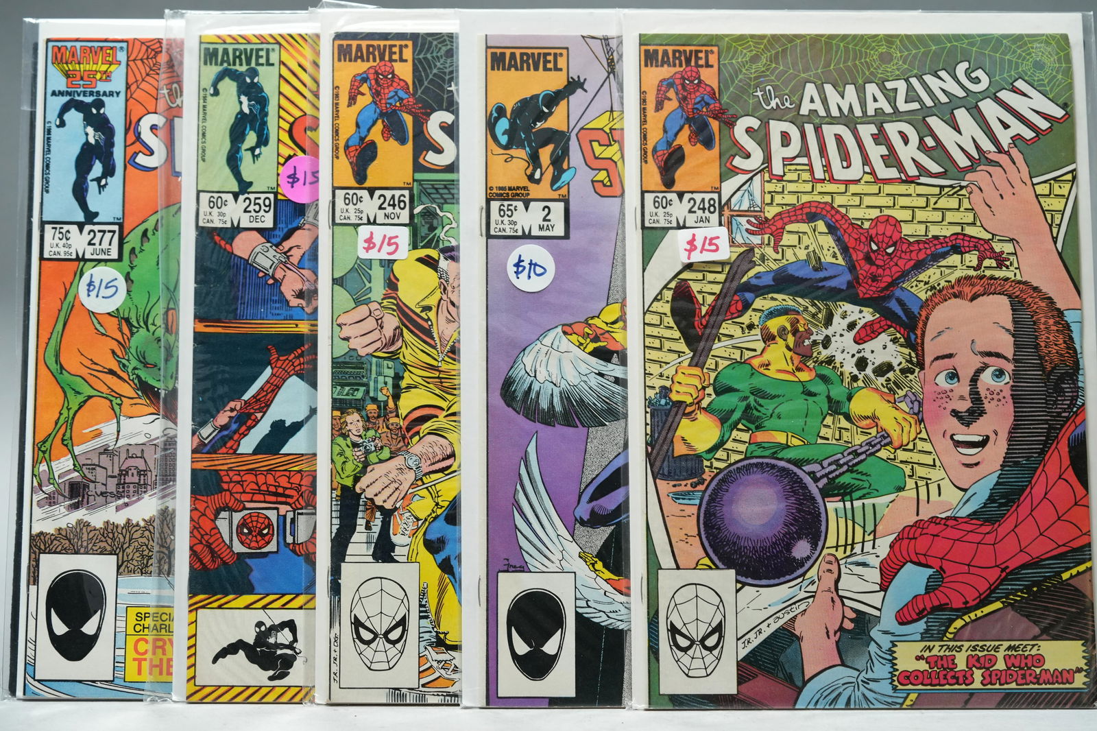 5 pcs Spiderman comics (1 of 5)