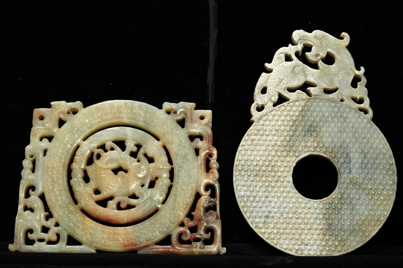 2 pcs Chinese large jade (1 of 6)