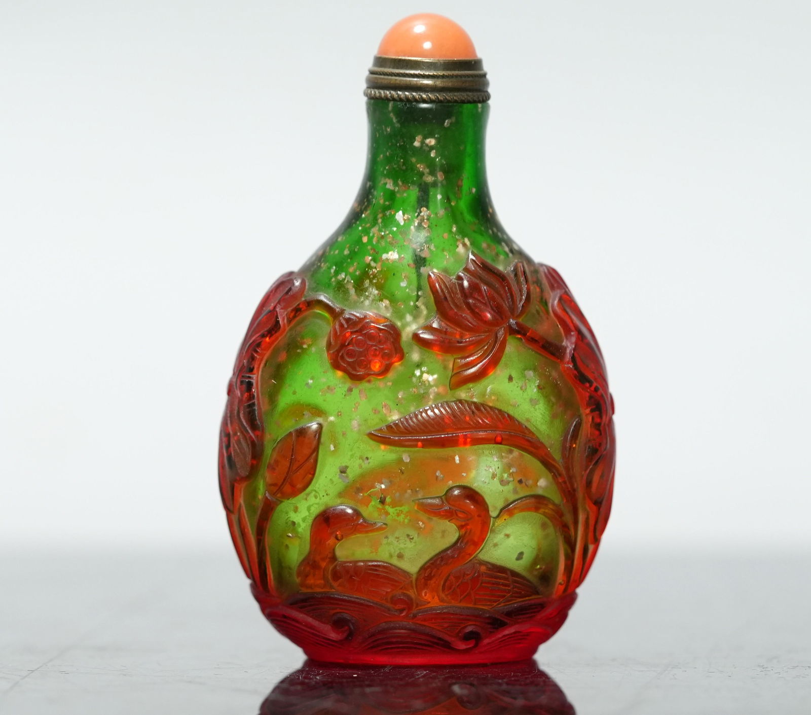 Chinese glass snuff bottle (1 of 6)