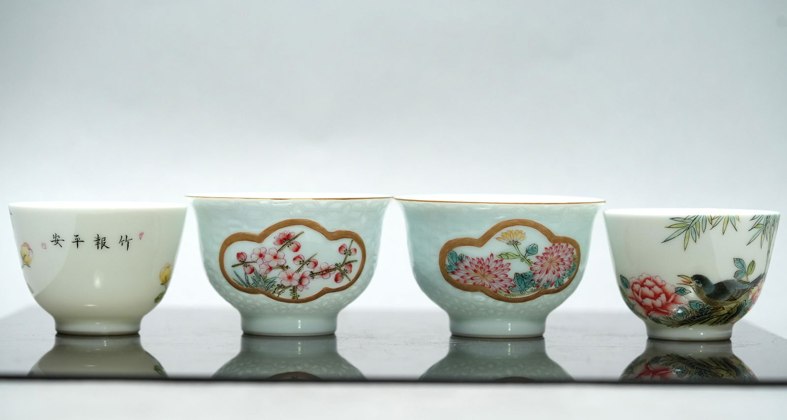 4 pcs Chinese fine cups (1 of 6)