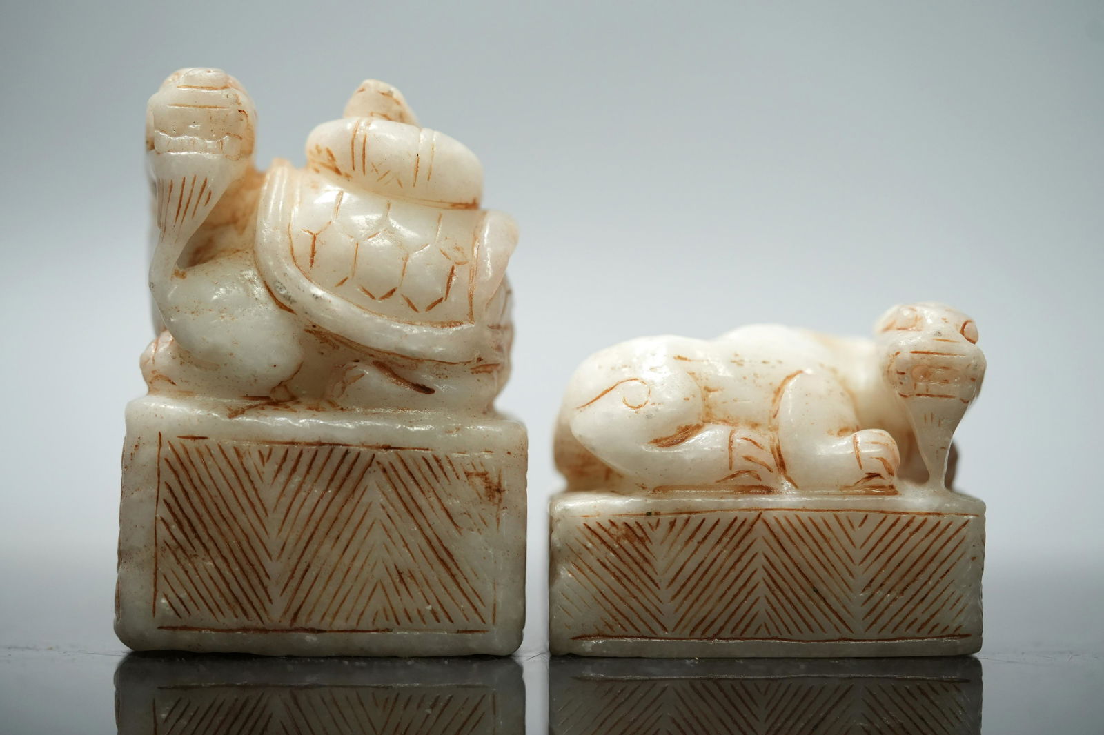 2 pcs Chinese jade seals (1 of 6)