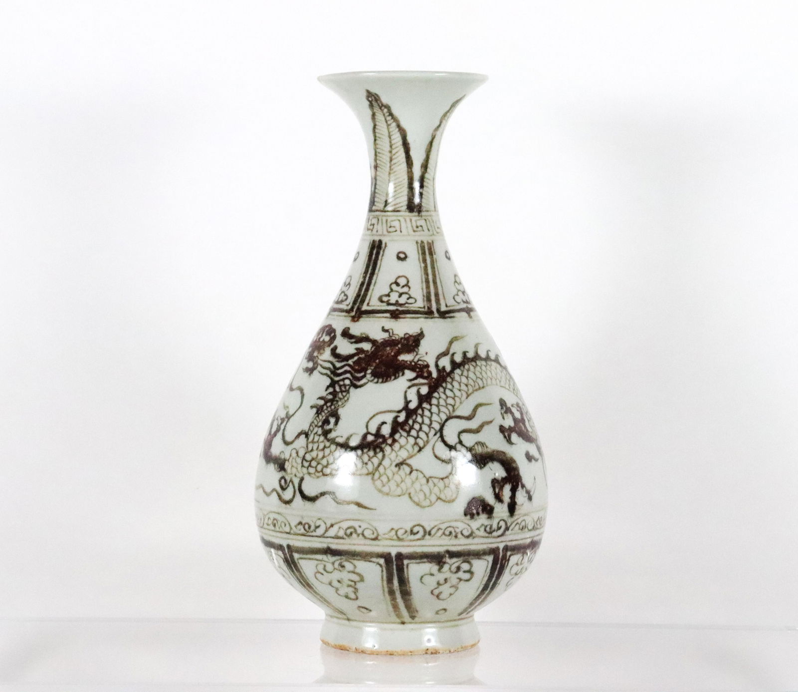 Chinese copper red vase (1 of 6)