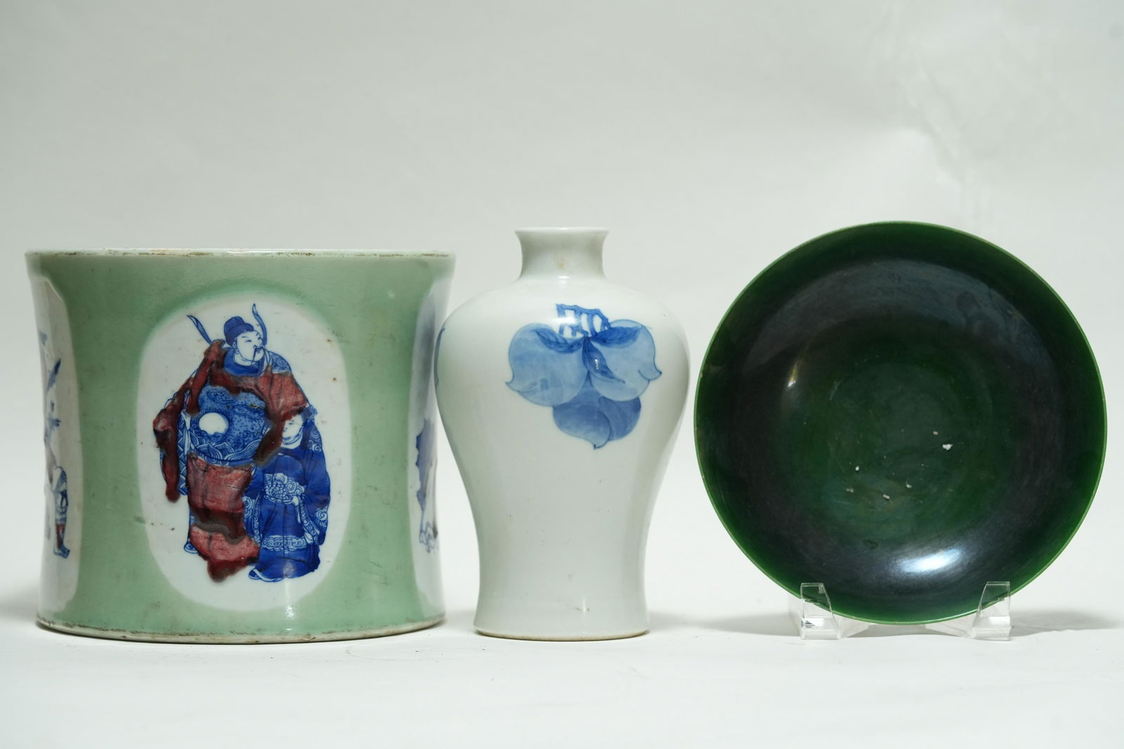 3 pcs Chinese porcelains (1 of 6)