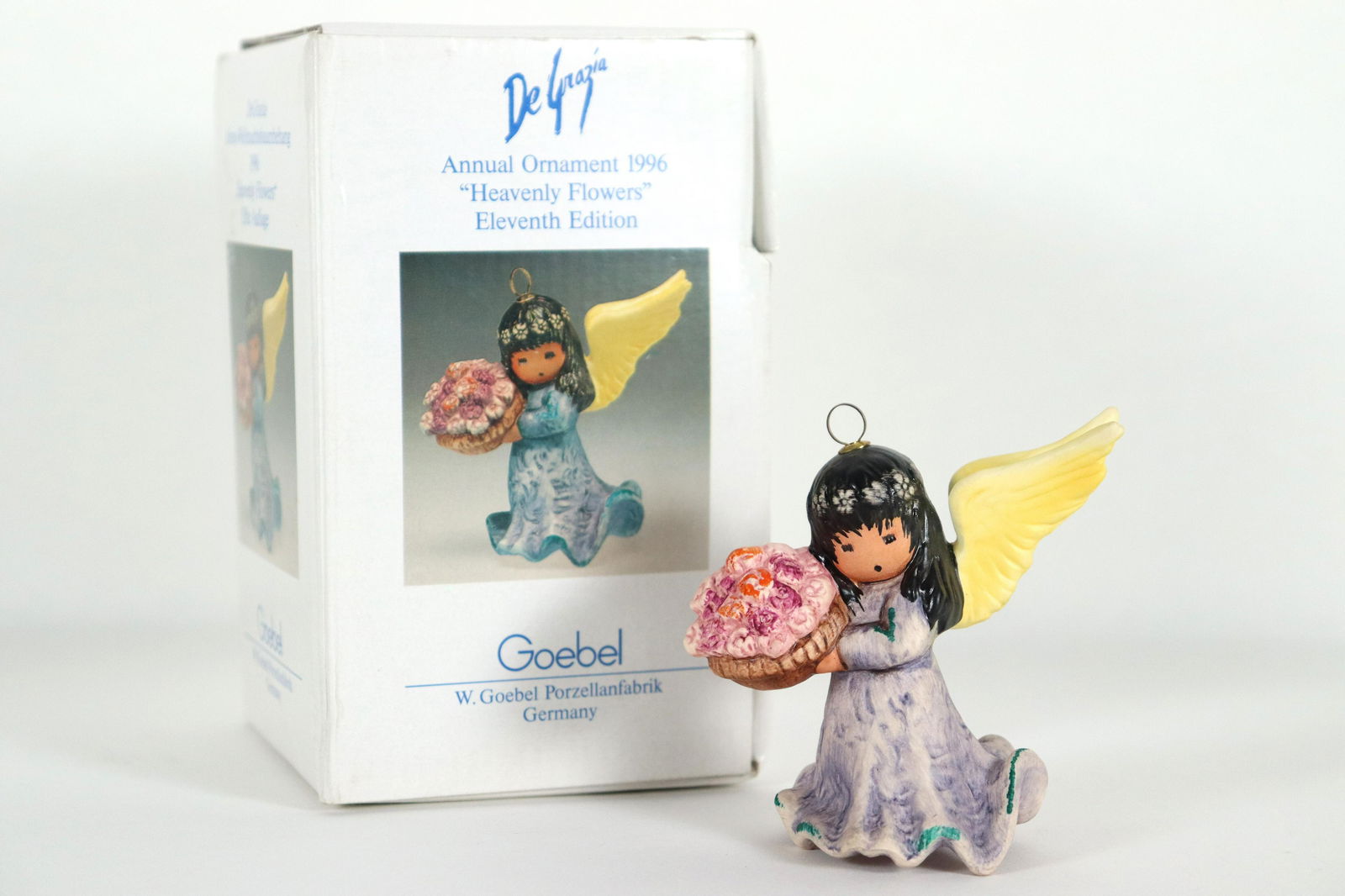 Goebel DeGrazia figurine: Goebel DeGrazia fine figurine, dated 1990, with original box. H: 6" x W: 4.25."