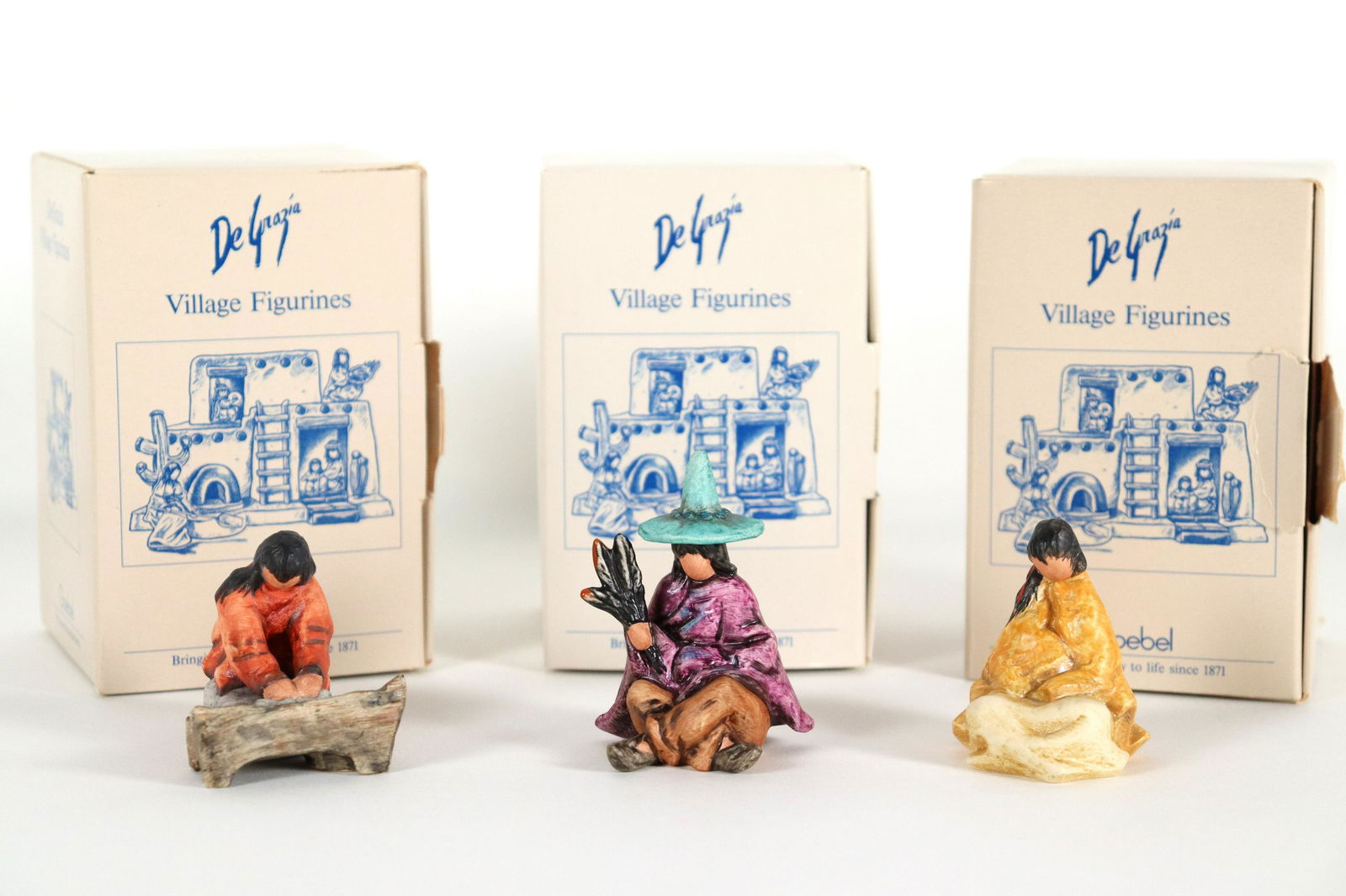 3 pcs DeGrazia ornaments (1 of 9)