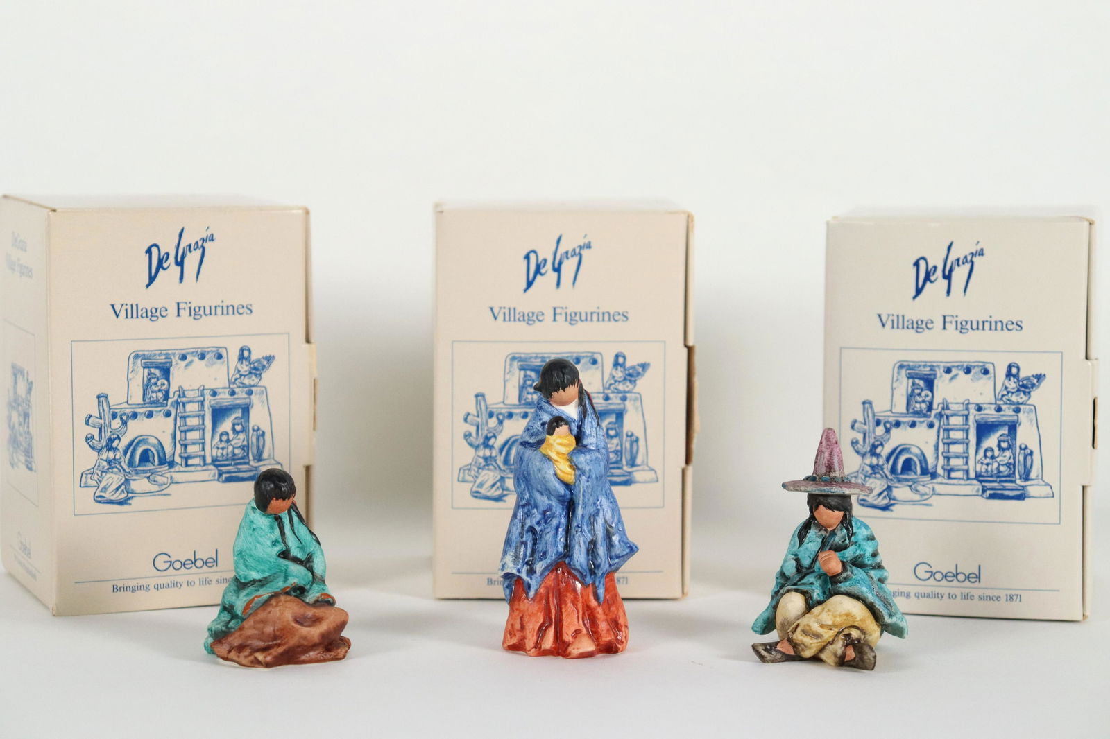 3 pcs DeGrazia ornaments (1 of 9)