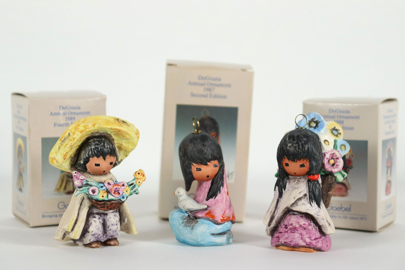 3 pcs DeGrazia ornaments (1 of 9)