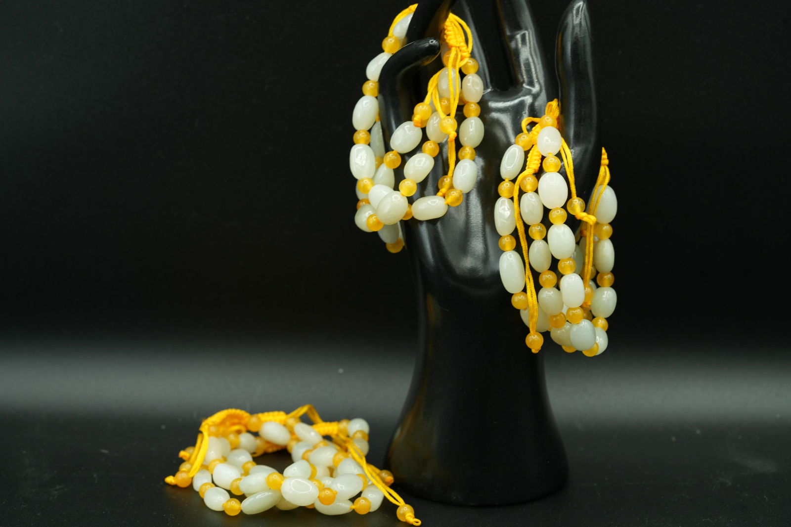 10 pcs Chinese jade bracelet (1 of 7)