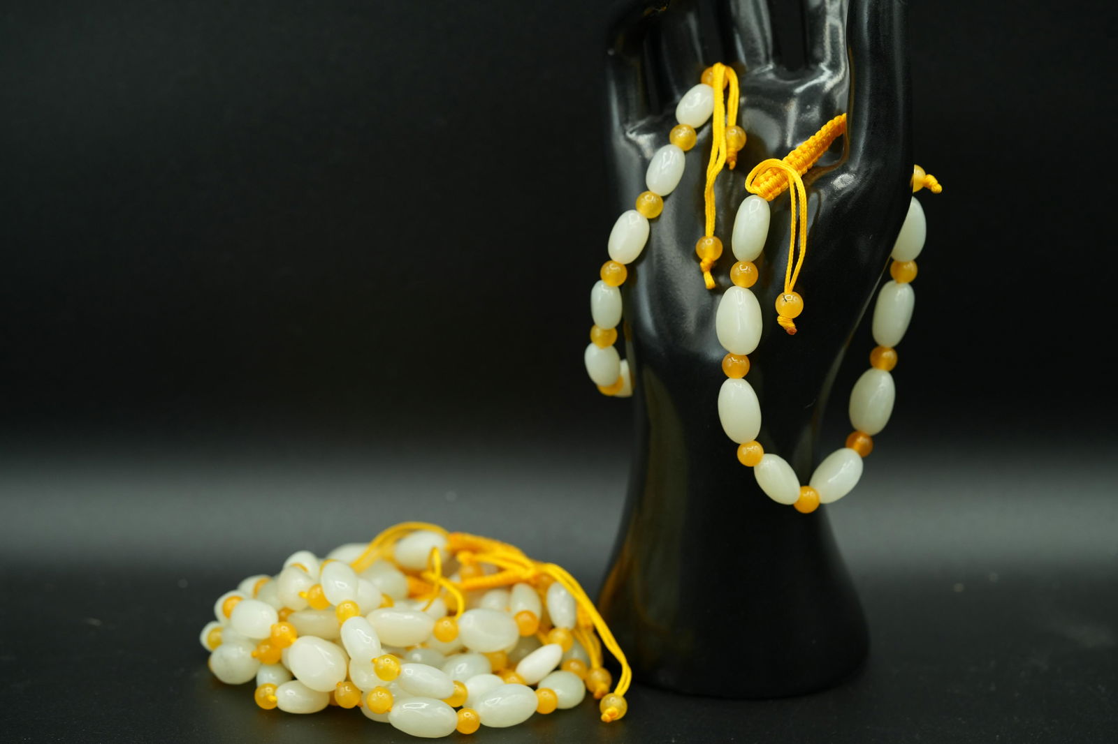 10 pcs Chinese jade bracelet (1 of 7)